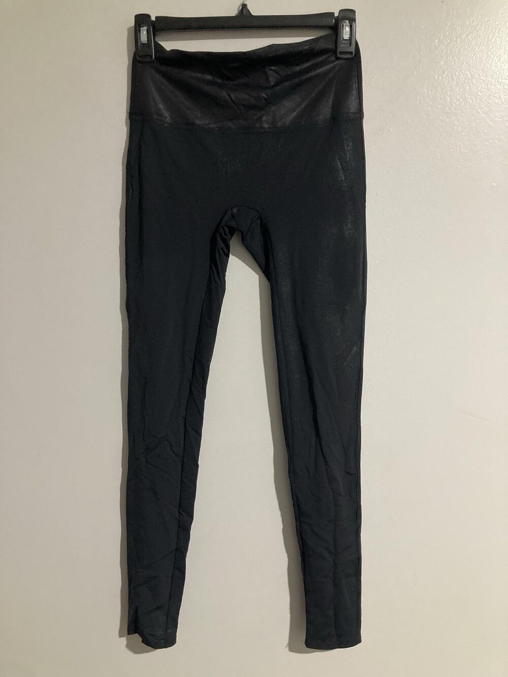 Jane And Bleecker Leggings Womens M Black Ankle Yoga Slim Elastic Waist